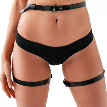 Waist Bowknot Cummerbund Leg Binding Chain Belts