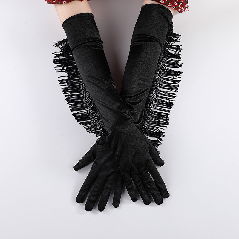 Prom Etiquette Sexy Super Long Female Gloves