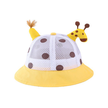 Children's Protection Hat Mask Autumn Giraffe Bucket Kids' Headwear