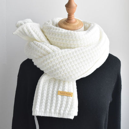 Women's & Men's Winter Wool Knitted Korean Style Versatile Scarfs