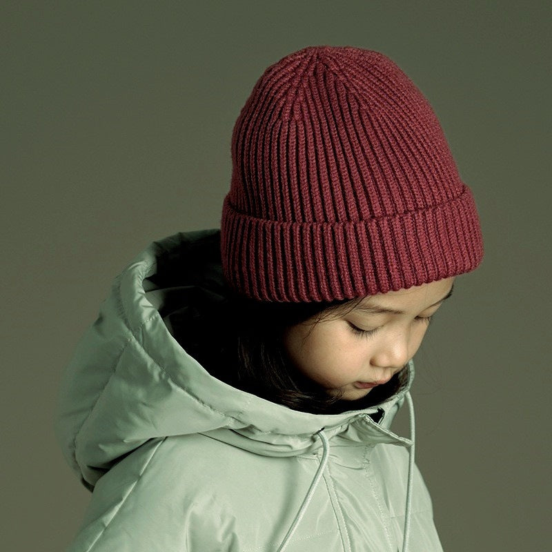 Children's Hat Winter Warm Soft Knitted Leisure Kids' Headwear