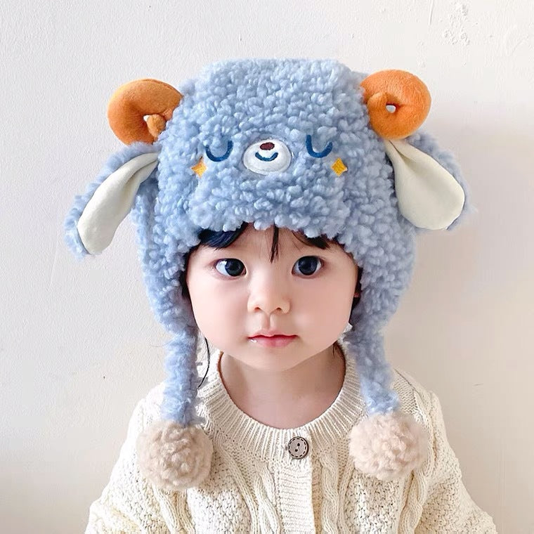 Earmuffs Super Cute Plush Sleeve Boys Kids' Headwear