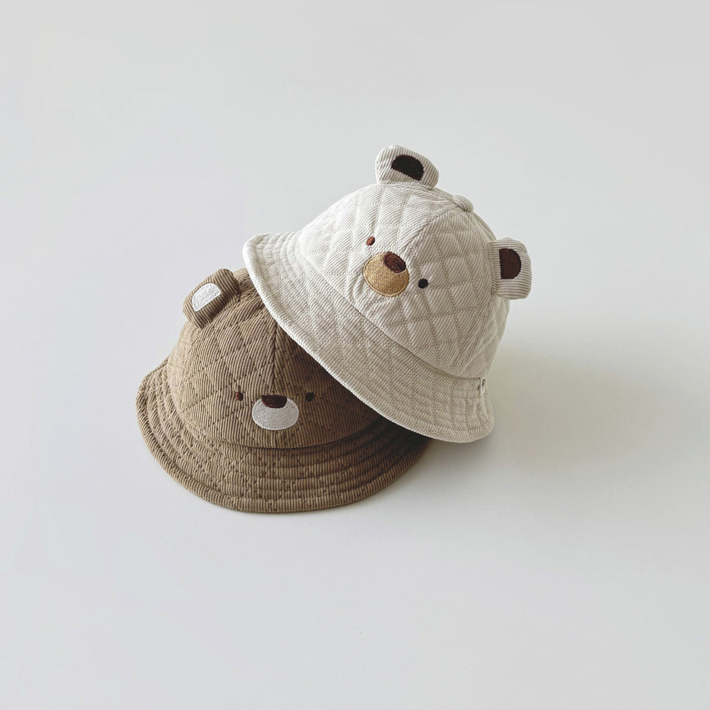 Slouchy Hat Fashion Cartoon Bear Bucket Kids' Headwear