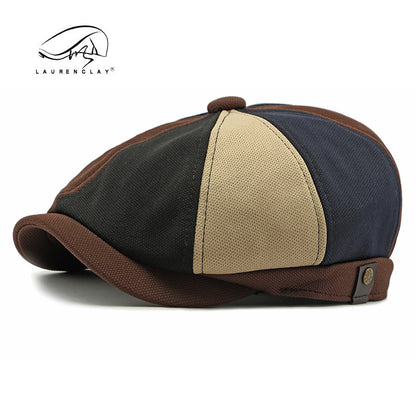 Women's & Men's Outdoor Hat British Retro Fashion Octagonal Hats & Caps