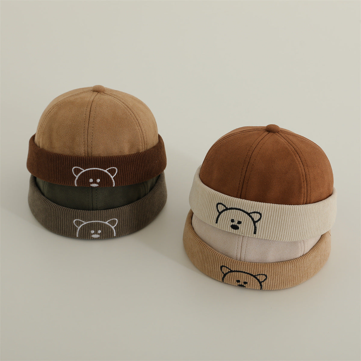 Women's & Men's Chinese Landlord Korean Deerskin Veet Western Kids' Headwear