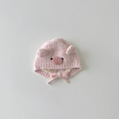 Slouchy Hat Cute Knitted Earmuffs Wool Kids' Headwear