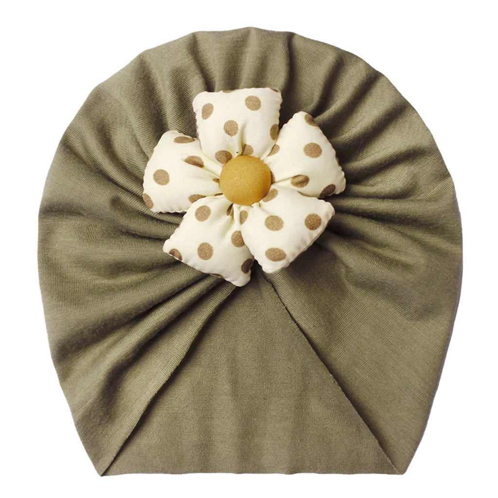 Children's Door Hat Summer Cute Polka Dot Kids' Headwear