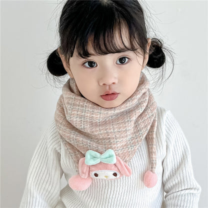 Children's Towel Color Polka Dot Pattern Double Scarfs