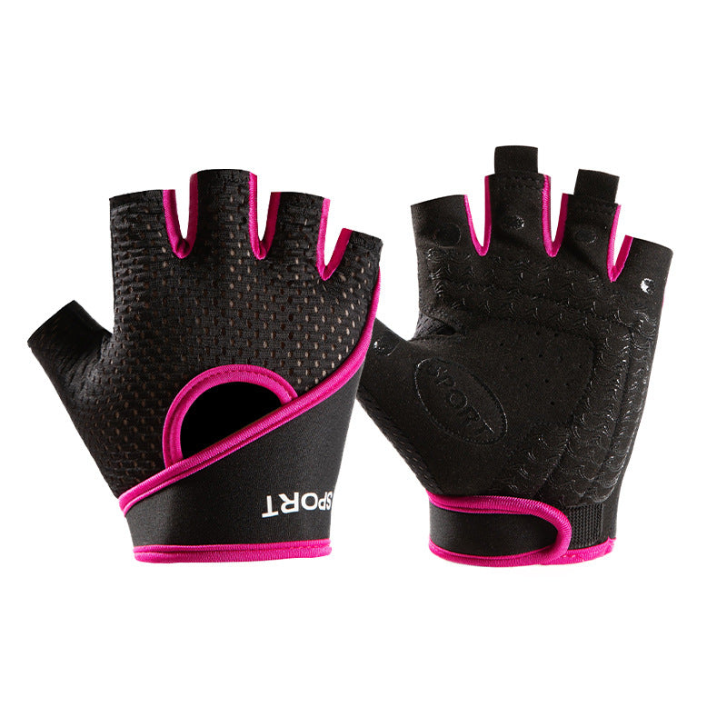 Finger Dumbbell Training Shock Absorption Outdoor Gloves