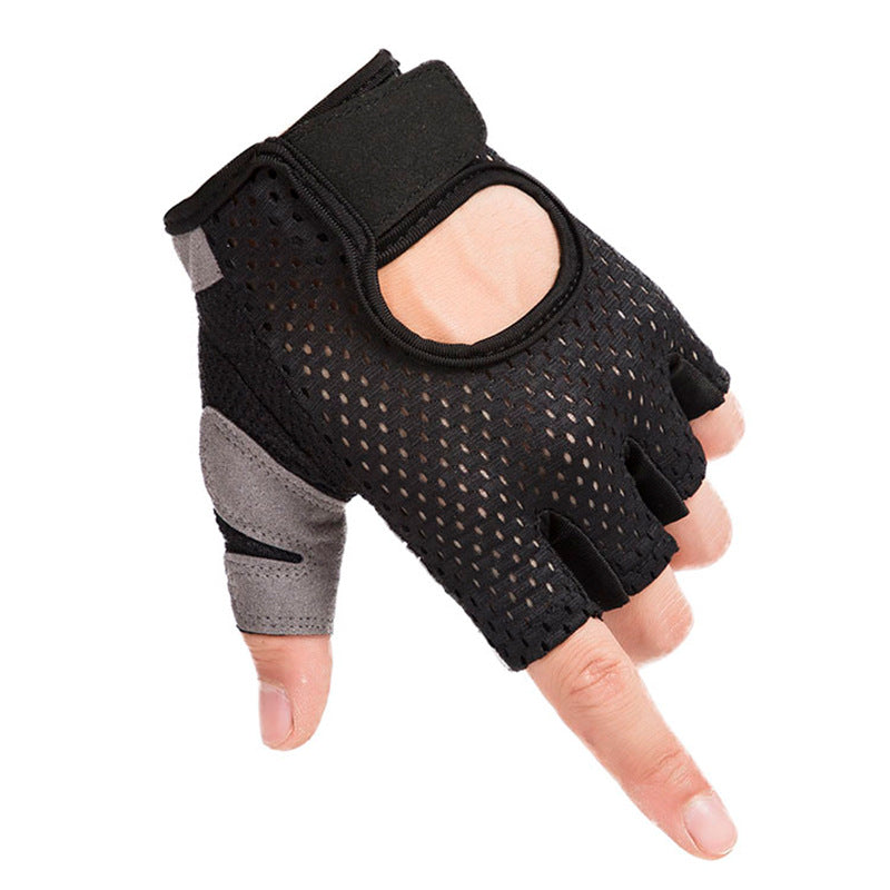 Finger Dumbbell Training Shock Absorption Outdoor Gloves