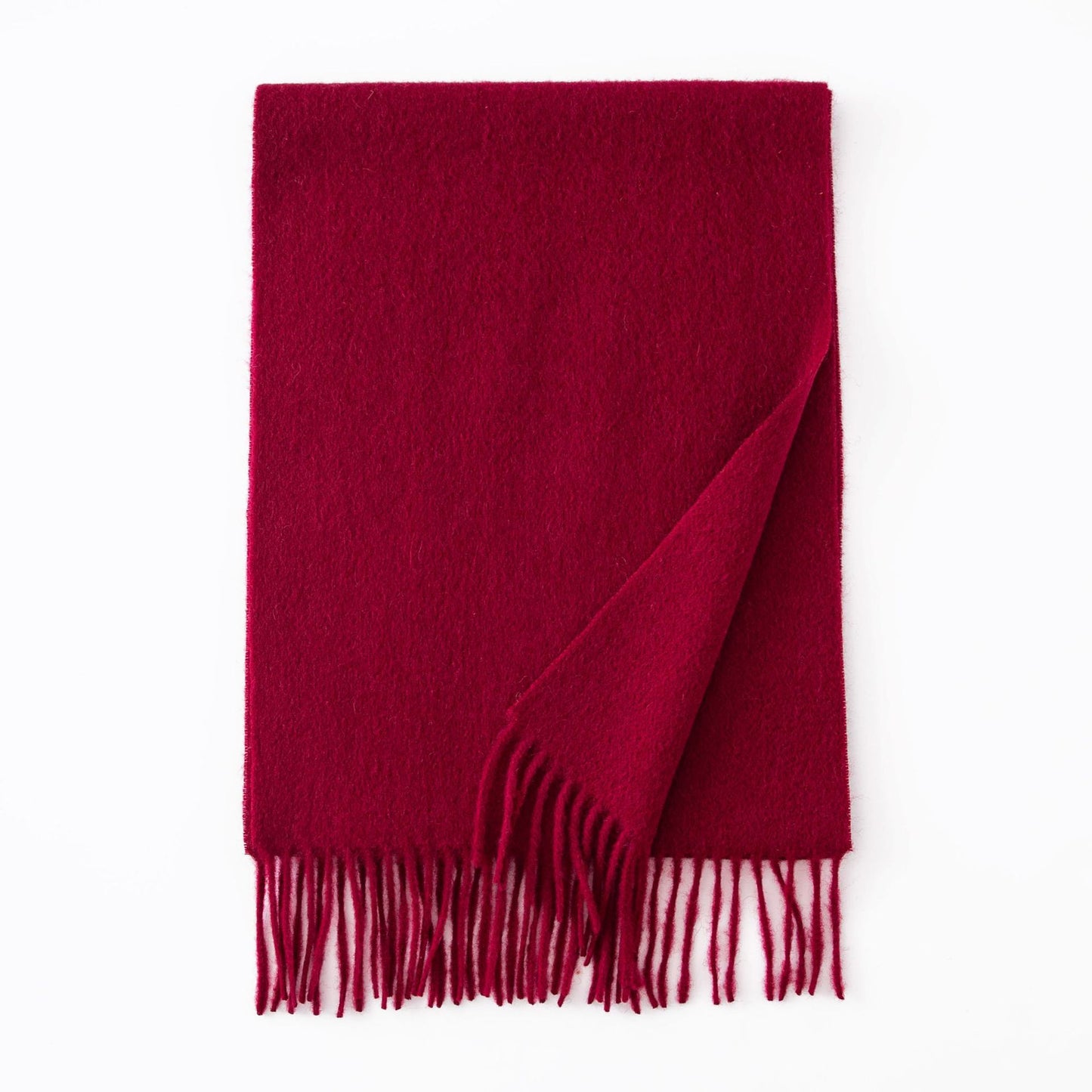 Women's Wool Solid Color Thickened Warm Shawl Scarfs