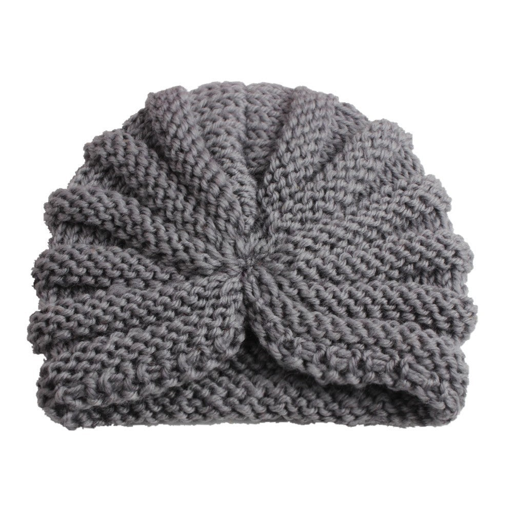 Children's Solid Color Woolen Hat Soft Comfortable Kids' Headwear