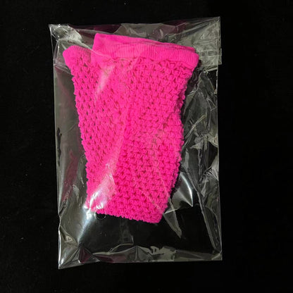 Coarse Mesh Fishnet Stretch Sexy Sleeve Gloves