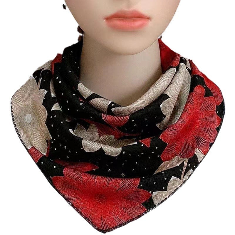 Female Winter Cervical Support Bandana Warm Fake Scarfs