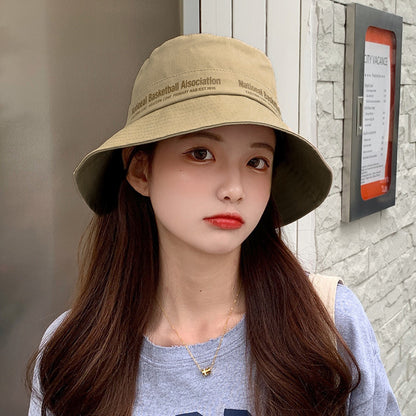 Female Summer Korean Fashion Bucket Round Hats & Caps