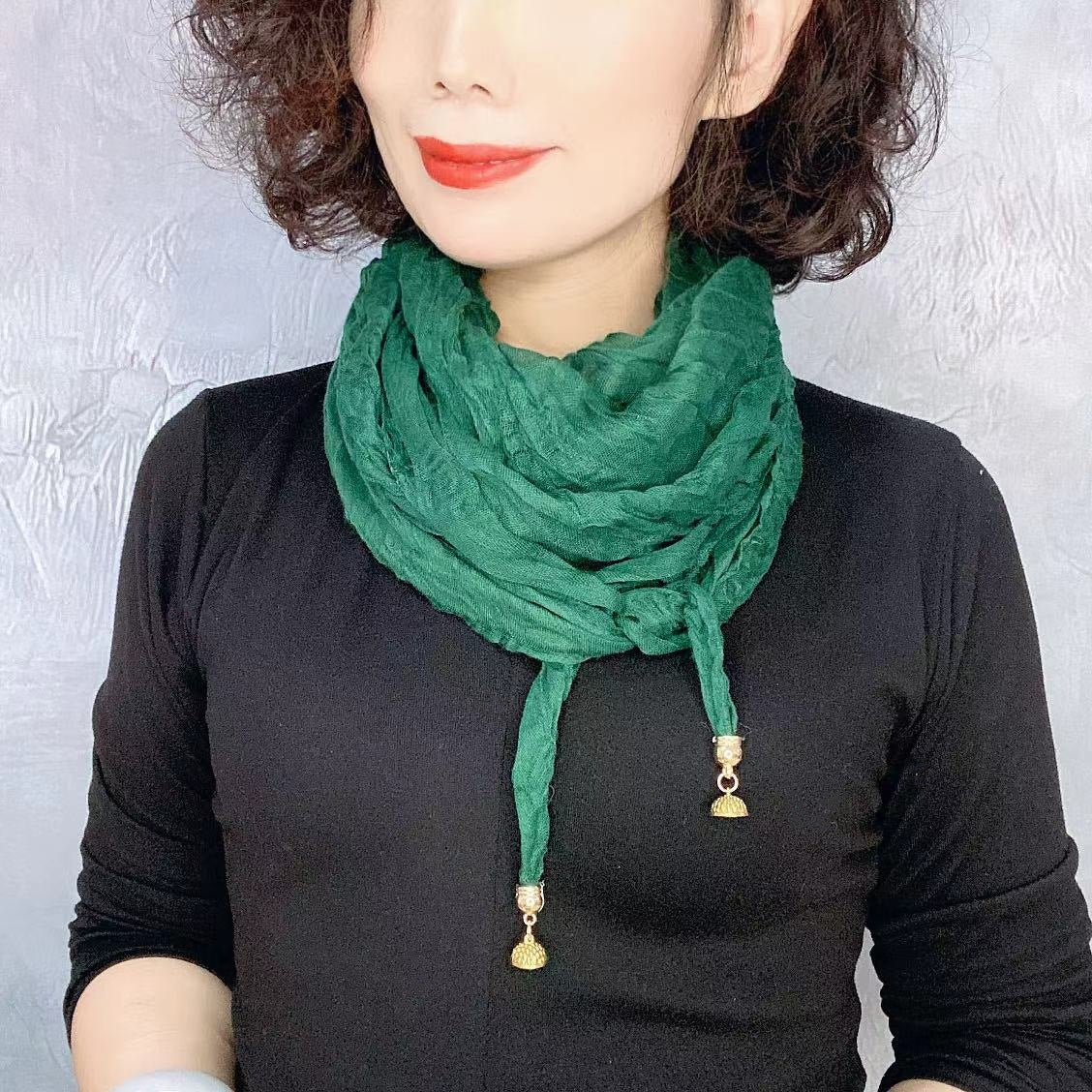 Style Fashion Gradient Color High Sense Magnetic Scarfs