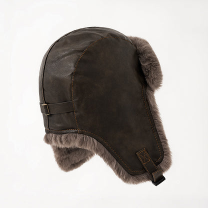 Men's Winter Thickened Pilot Warm Female Northeast Wind Cold Proof Hats & Caps