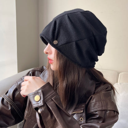 Women's Early Autumn Thin Type Face Slimming Beanie Korean Hats & Caps