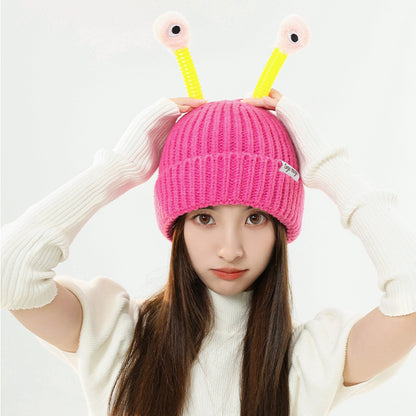 Children's Woolen Cute Cartoon Funny Tentacles Boys Warm Kids' Headwear