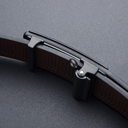 Men's Toothless Automatic Buckle Business Casual Simple Medium Belts