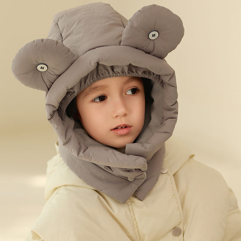 Children's Cotton Ear Protection Lei Hat Outdoor Hooded Suit Korean Style Kids' Headwear