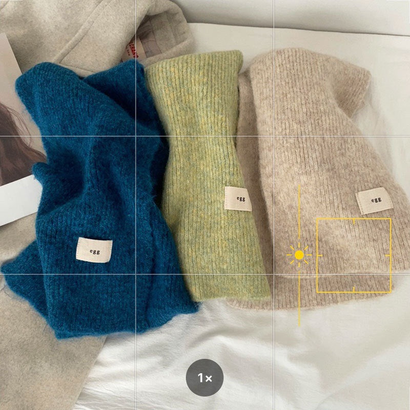 Soft Glutinous Korean Style Mohair Female Winter Scarfs