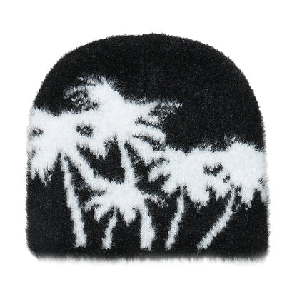 Women's Warm Hat Outdoor Plush Beanie Brimless Hats & Caps