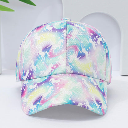 Trendy Starry Sky Sun Protection Hat Peaked Kids' Headwear