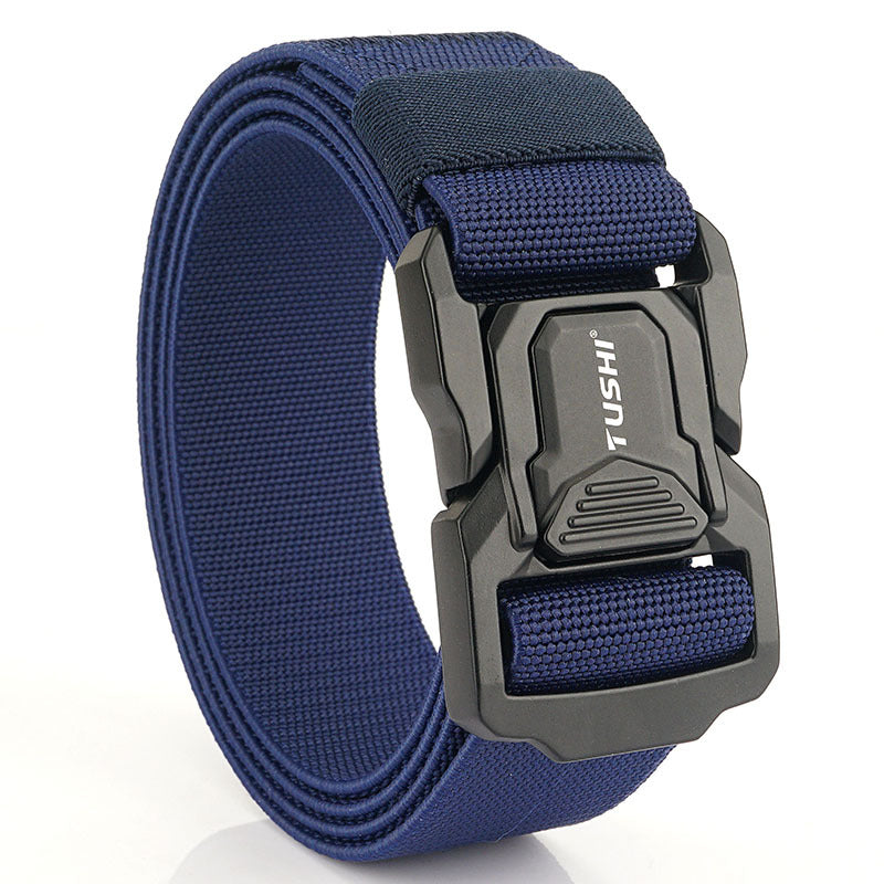 Men's Alloy Release Buckle Training Nylon Waistband Belts