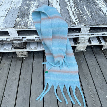 Simple High-grade Thickened Warm Tassel Plush Scarfs