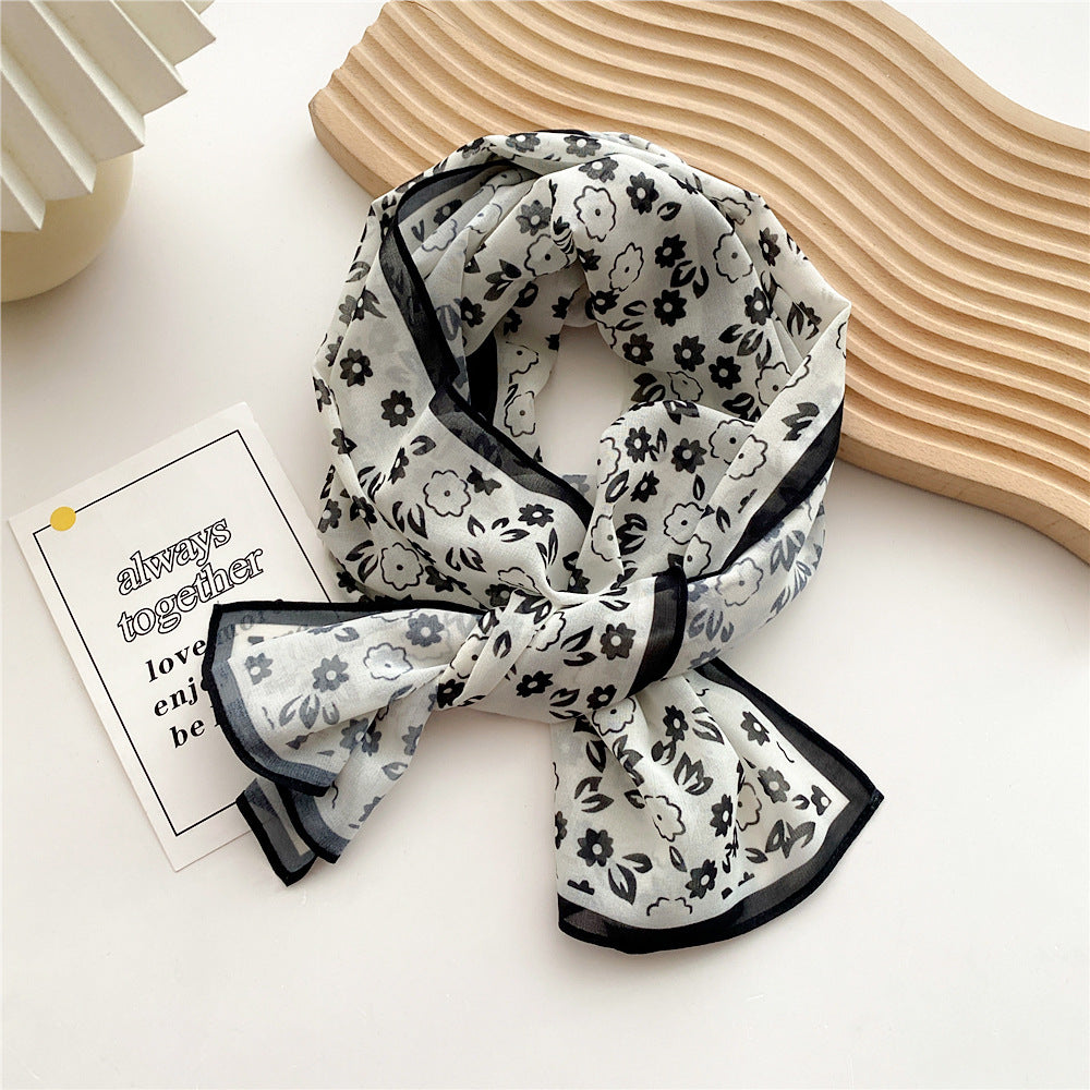 Women's Autumn Summer Versatile Fashionable Stylish Thin Decorative Scarfs