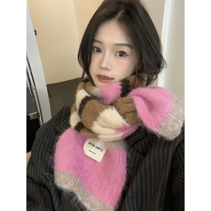 Women's Winter High-grade Sense With Warm Korean Scarfs