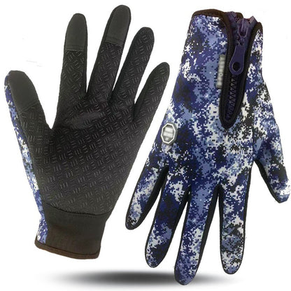 Women's & Men's Ski Touch Screen Riding Fleece Outdoor Keep Gloves