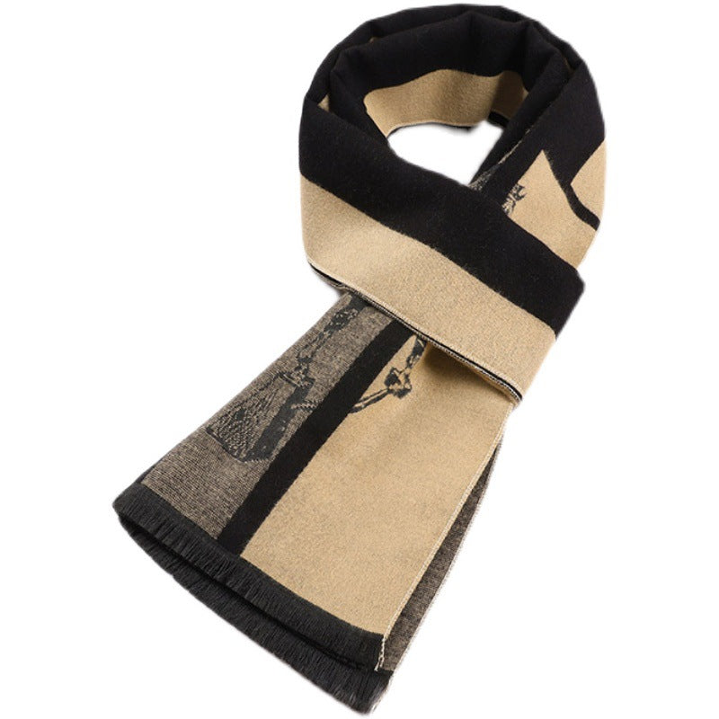 Men's Casual Business Gift Warm Cashmere Scarfs