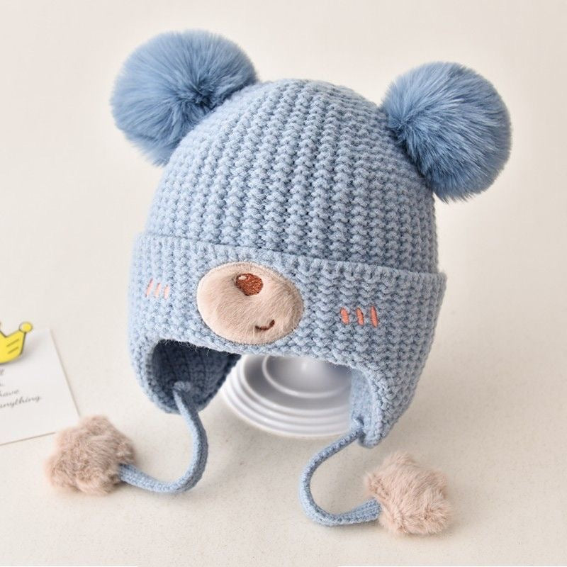 Hat Boys Woolen Winter Ear Protection Kids' Headwear