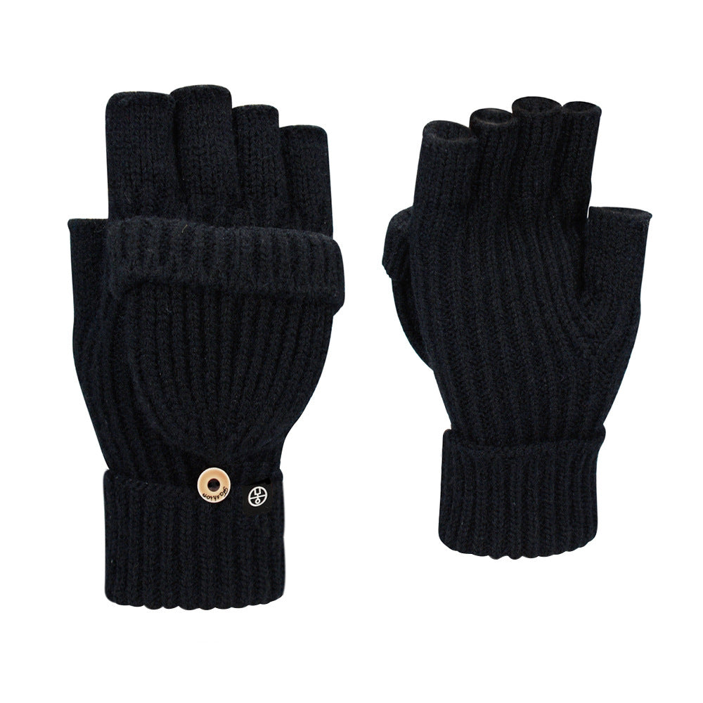 Touch Screen Warm Double Layer Thickened Gloves