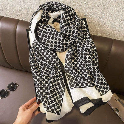 Women's Autumn Shawl Outer Match Fashion Cotton Linen Scarfs