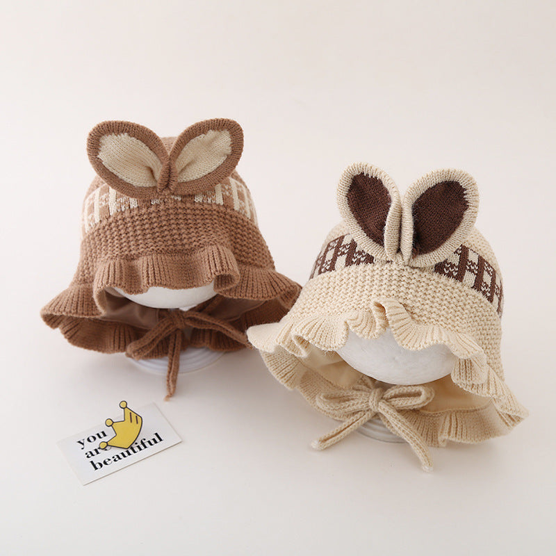 Super Cute Rabbit Pullover Boys Earmuffs Kids' Headwear