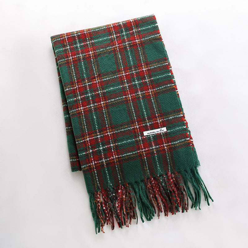 Women's & Men's Artificial Cashmere Winter High-grade Warm Retro Scarfs