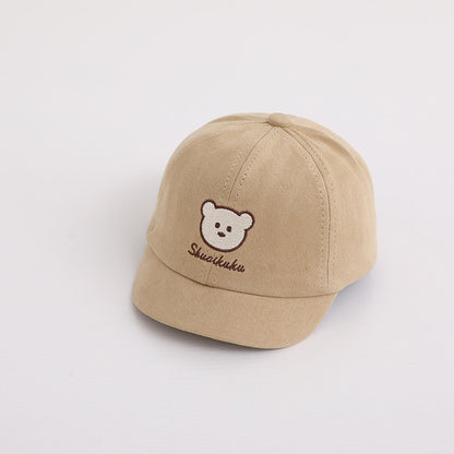 Children's Korean Peaked Boys Short Brim Casual Kids' Headwear