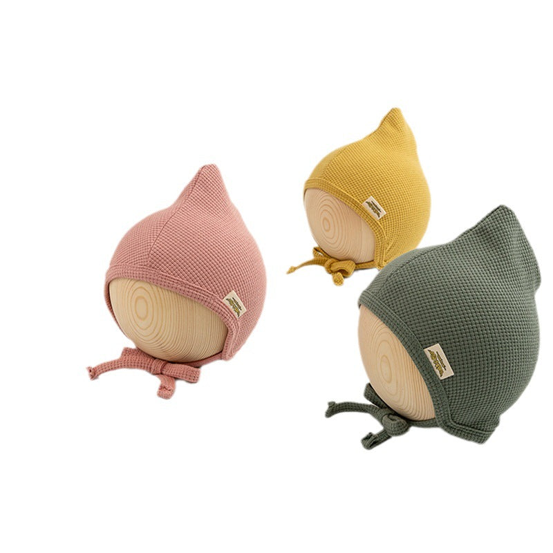 Born Hat Beanie March Male Pointed Fontanel Kids' Headwear