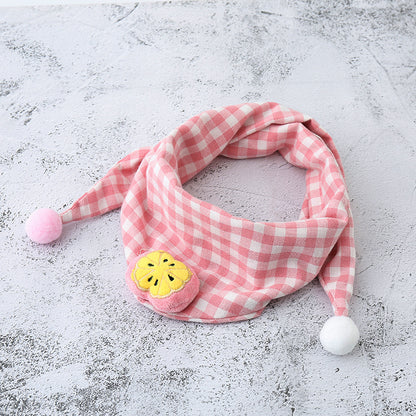 Children's Towel Color Polka Dot Pattern Double Scarfs