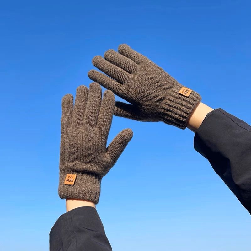 Women's & Men's Wool Keep Warm Touch Screen Outdoor Gloves