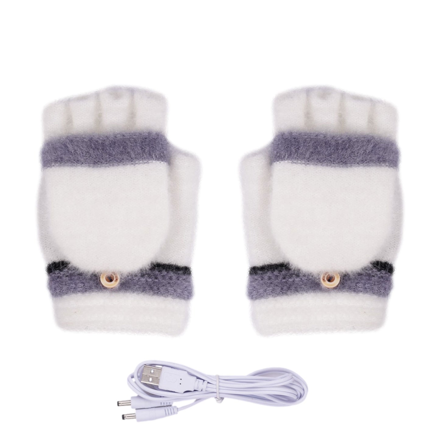 Flip Double-sided Electrically Heated Heating Warm Gloves