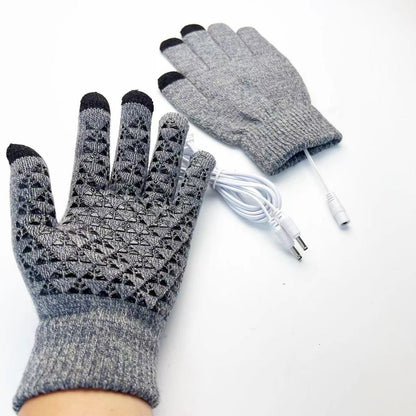 Women's & Men's Double Side Heating Palm Glue Point Gloves