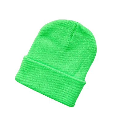 Children's Color Knitted Korean Casual Acrylic Woolen Kids' Headwear