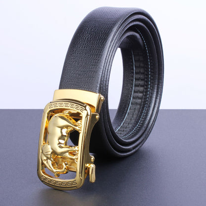 Men's High Quality Alloy Buckle Automatic Business Belts