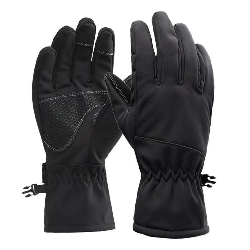 Winter Ski Fleece Lined Padded Warm Gloves