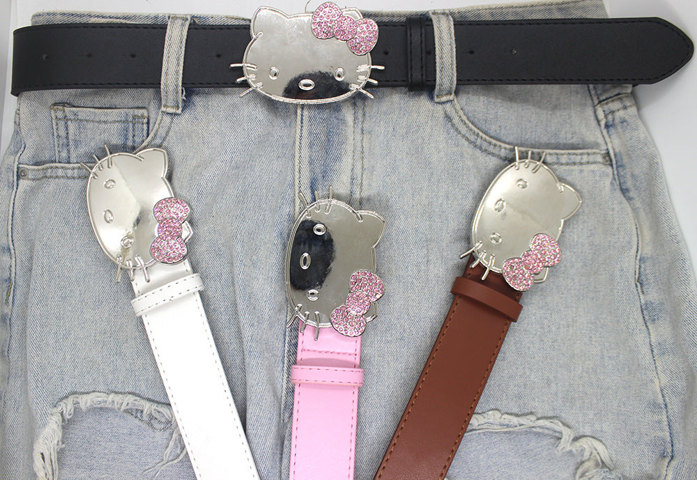 Trendy Cat Buckle Millennium Hot Asian Belts