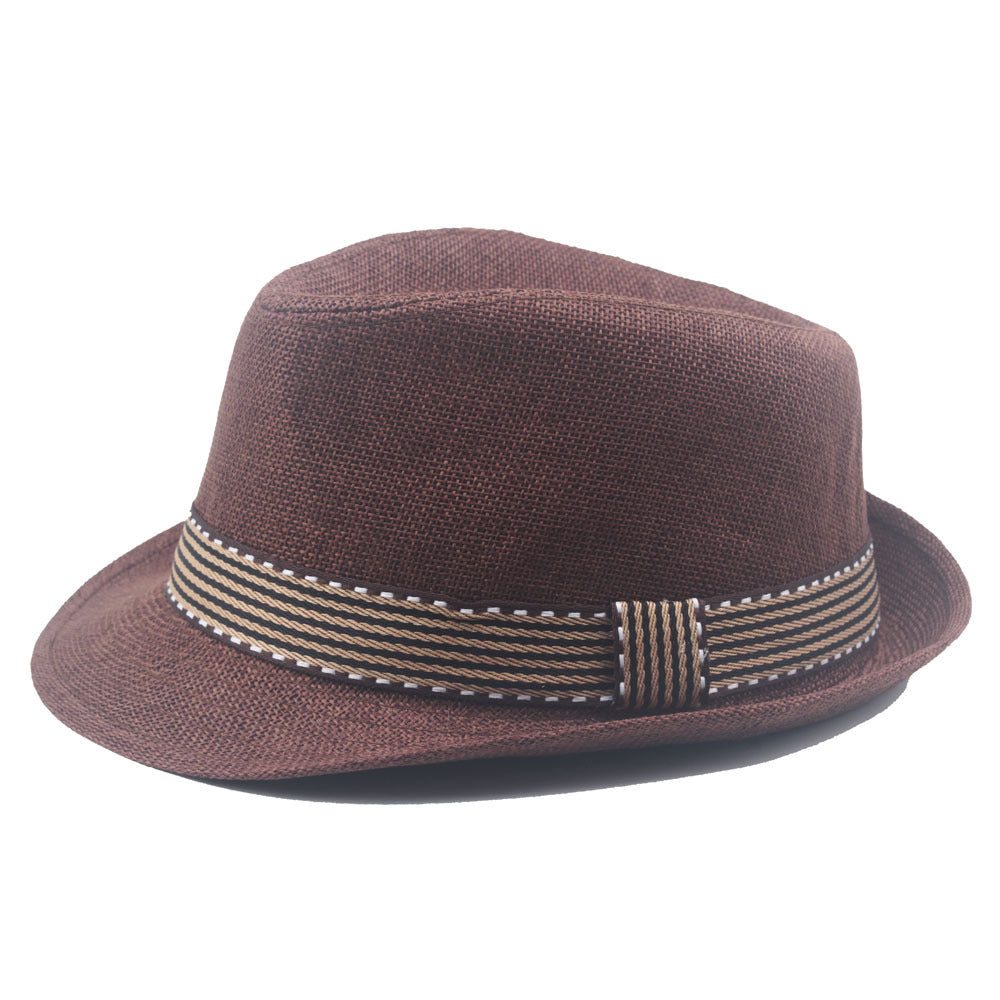 Children's Hat Linen British Style Boys Outdoor Kids' Headwear